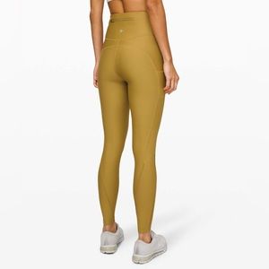 LULULEMON Flurry Up fleece lined leggings 28”